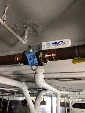 Copper pipe repair and valve work for Backflow Testing in Lilypons