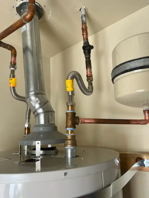 Water heater installation and plumbing repair in Lilypons